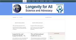 Desktop Screenshot of longevityforall.org